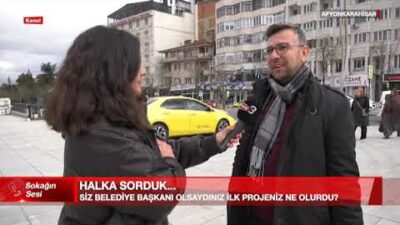 Sokağın Sesi – Siz Belediye Başkanı olsaydınız ilk projeniz ne olurdu ? | 15 Ocak 2024