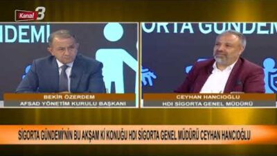 SİGORTA GÜNDEMİ – CEYHAN HANCIOĞLU HDI SİGORTA GENEL MÜDÜRÜ  20.06.2023