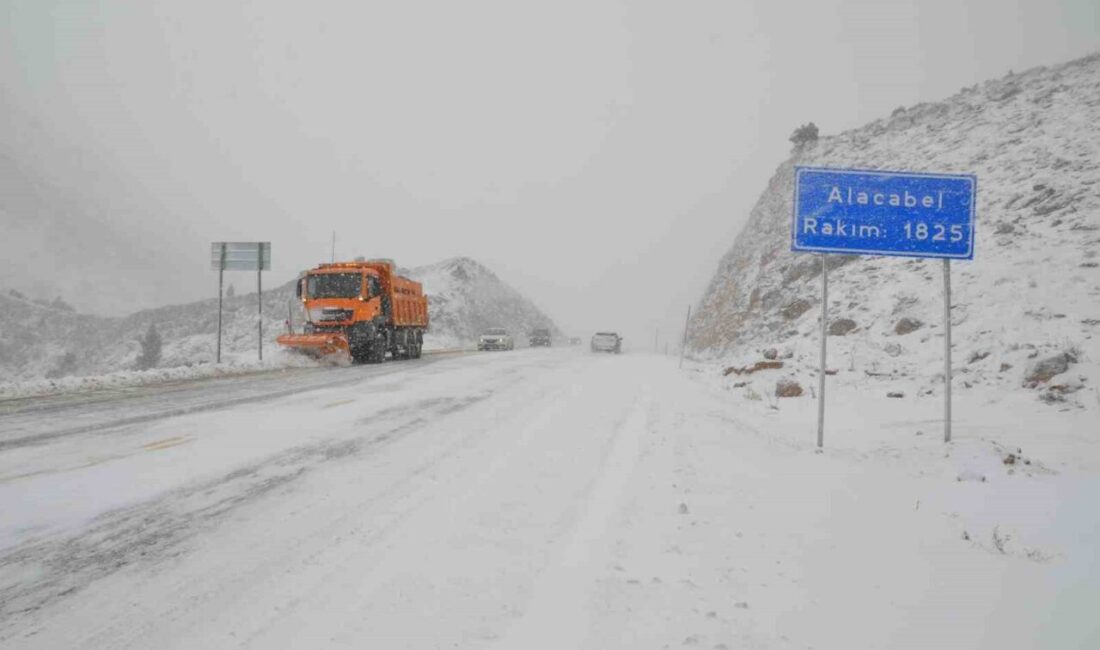 Antalya-Konya karayolunda ulaşım normale