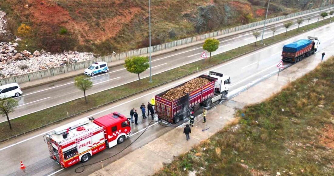 Tokat’ta aşırı yük nedeniyle