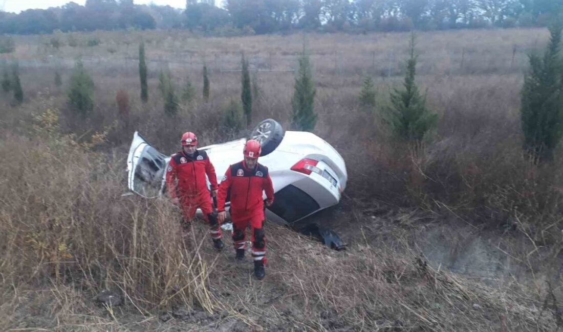 Balıkesir’in Savaştepe ilçesinde otobanda