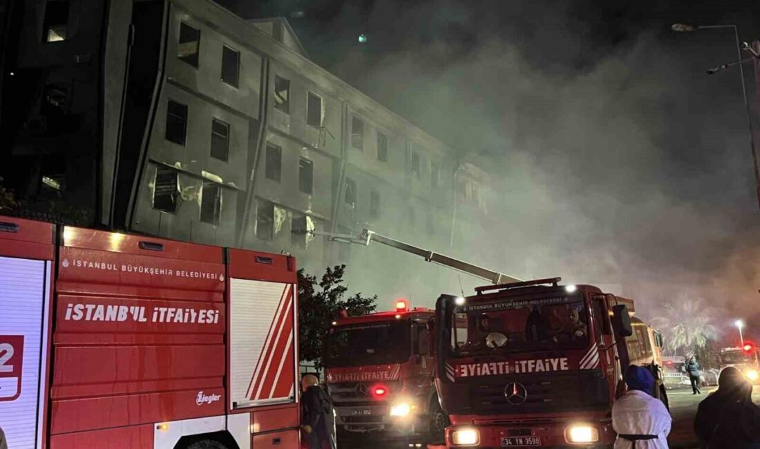 Beylikdüzü’nde bir sanayi sitesindeki