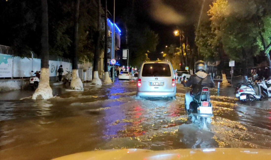 Fethiye’de şiddetli yağış su baskınlarına neden oldu