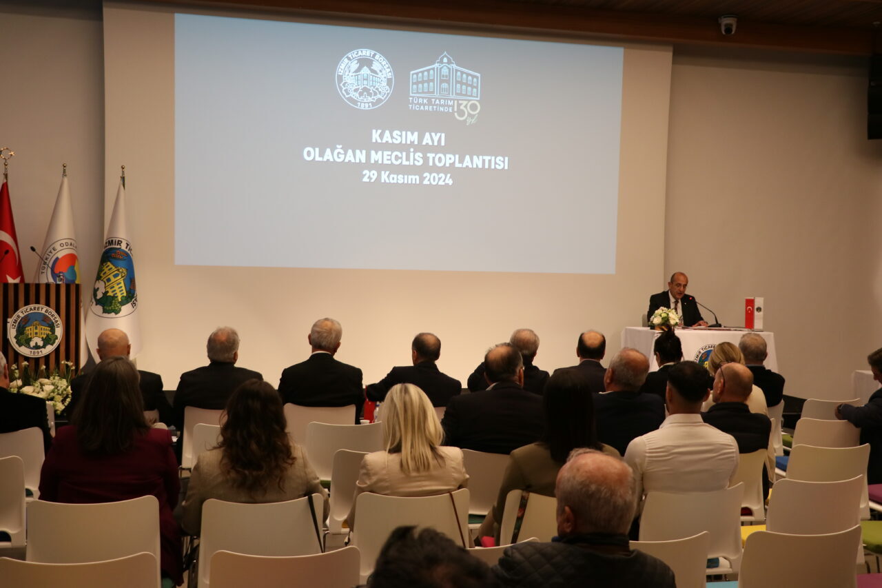 İzmir Ticaret Borsası kasım ayı meclis toplantısı yapıldı