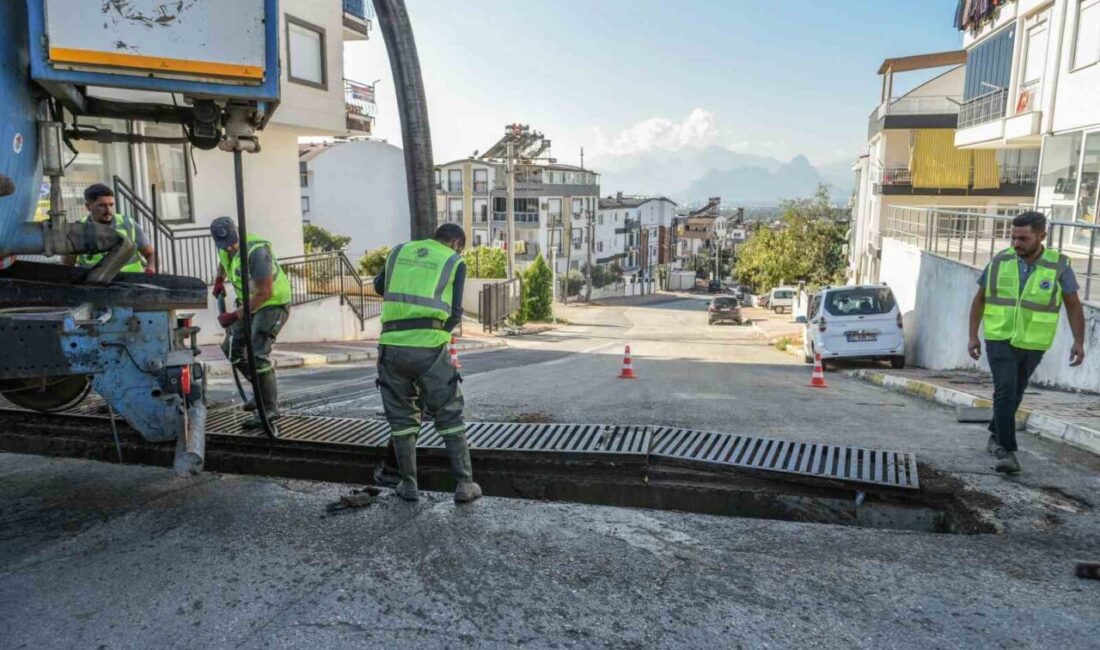 Kepez Belediyesi, yağmur sularının