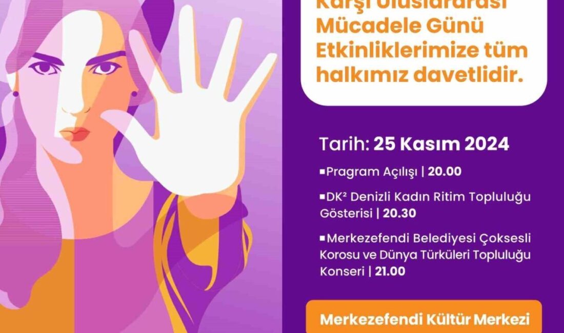 Merkezefendi Belediyesi 25 Kasım Kadına Yönelik Şiddete Karşı Mücadele Günü’nde özel etkinlik gerçekleştirecek