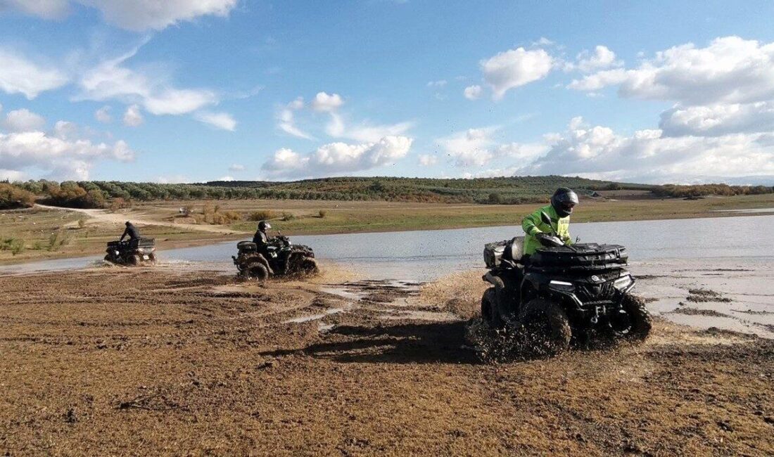 Mudanya’da ATV tutkunları, düzenlenen