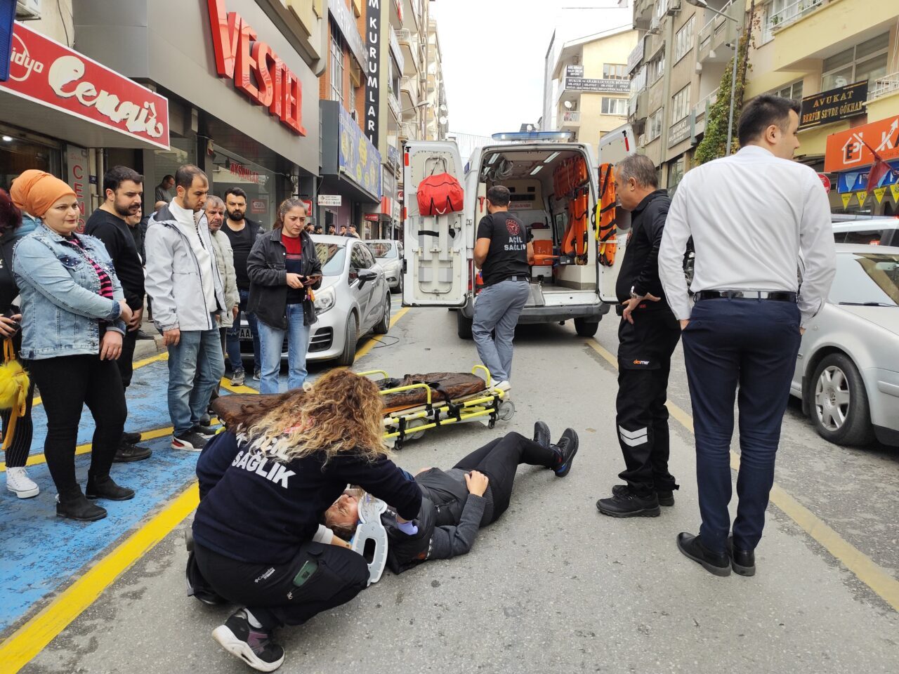 Nazilli’de trafik kazasında 2 kişi yaralandı