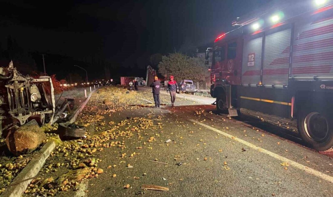 İzmir’in Kemalpaşa ilçesinde kırmızı