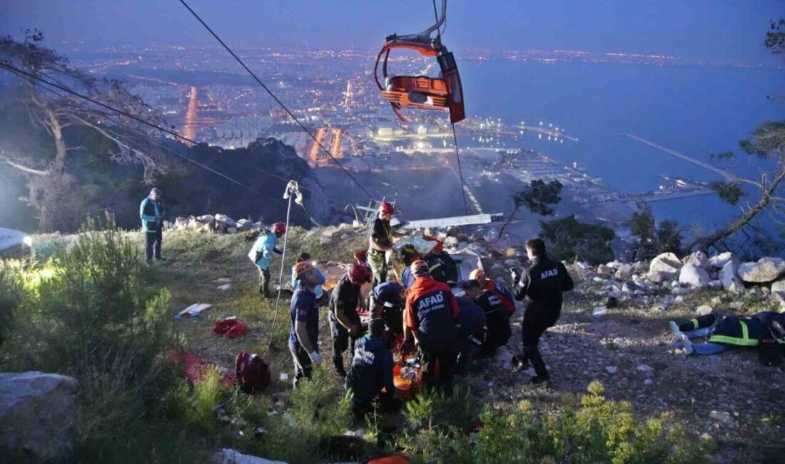 Antalya’da 1 kişinin öldüğü,