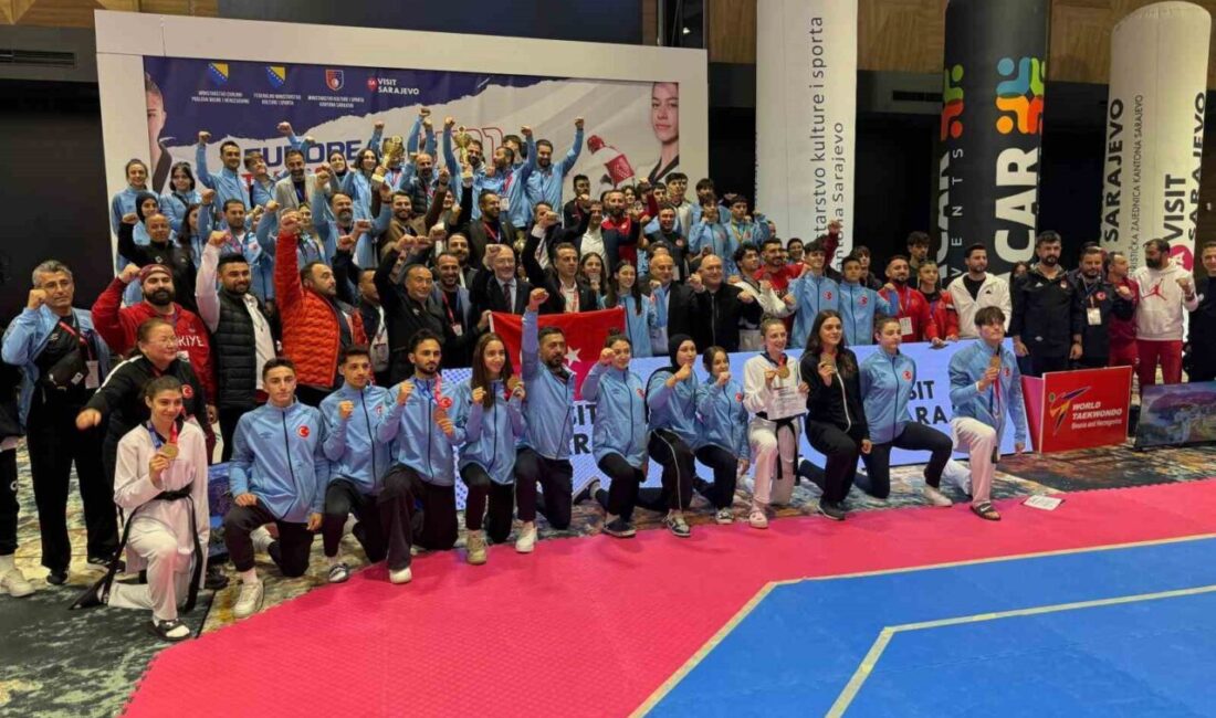 Avrupa Ümitler Taekwondo Şampiyonası’nda,