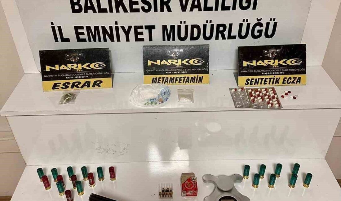 Balıkesir’de narkotik ekipleri tarafından