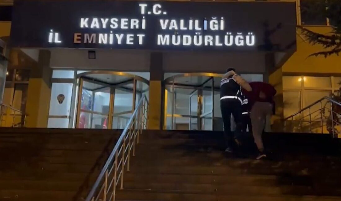 Kayseri’da polisin narkotik arama