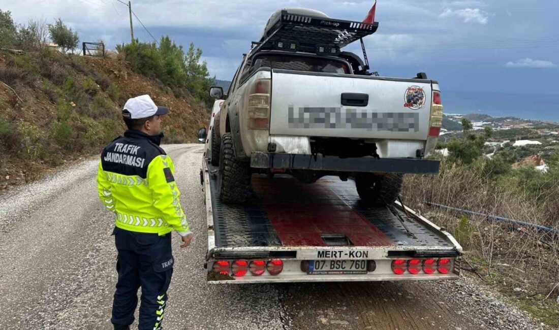 Antalya’nın Alanya ilçesinde jandarma