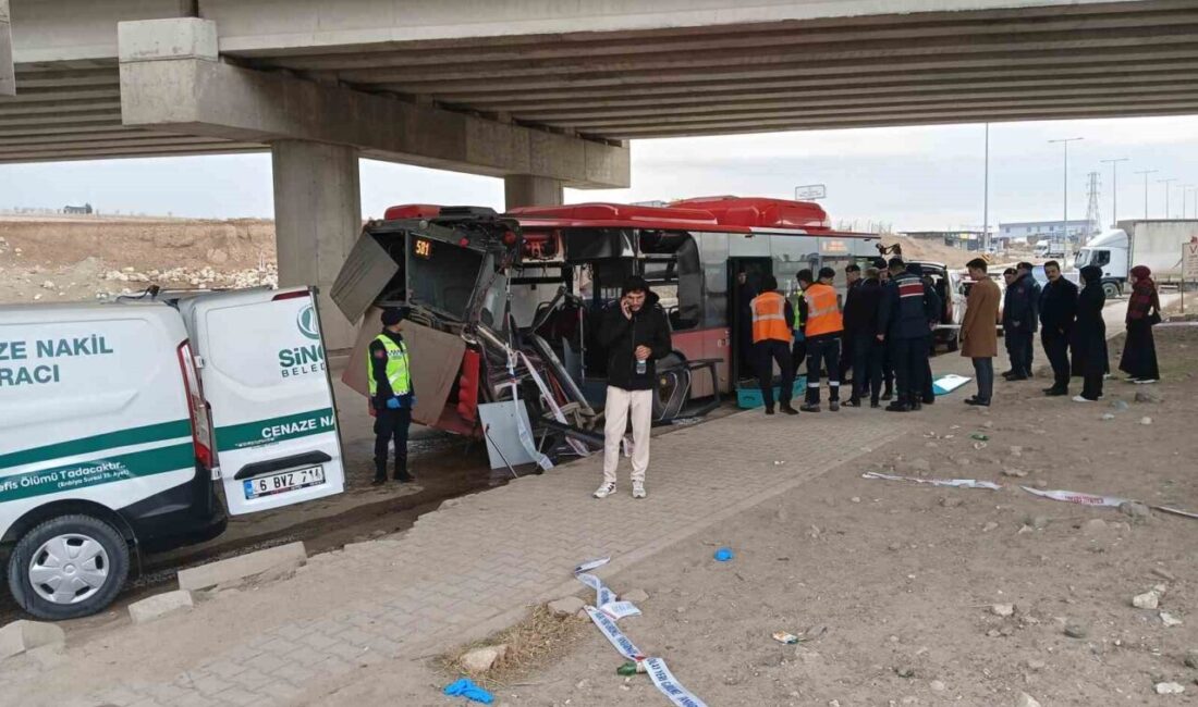 Ankara’da belediye otobüsü ile