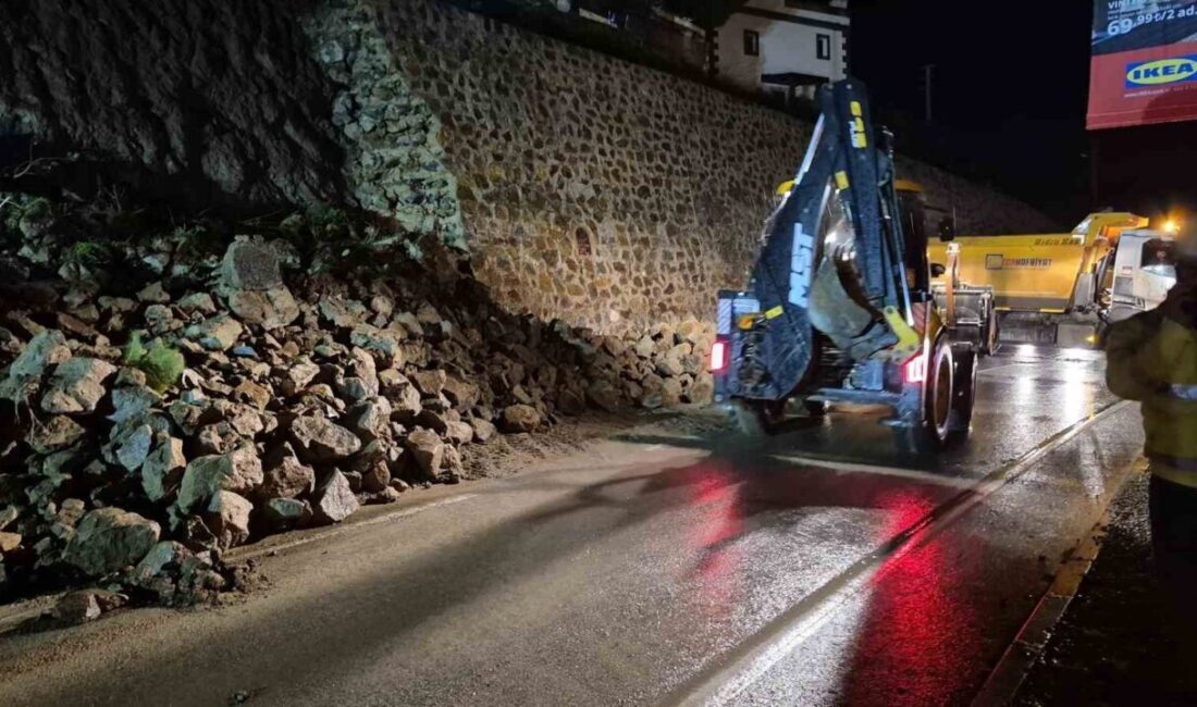 Muğla’nın Bodrum ilçesinde anayol