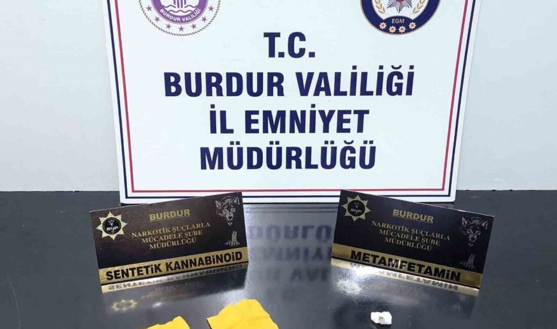 Burdur’da polis ekiplerince durdurulan