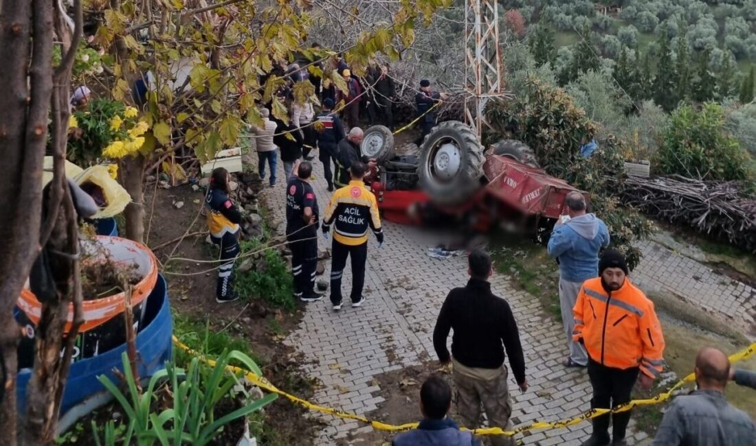 Aydın’ın Köşk ilçesinde bahçeden