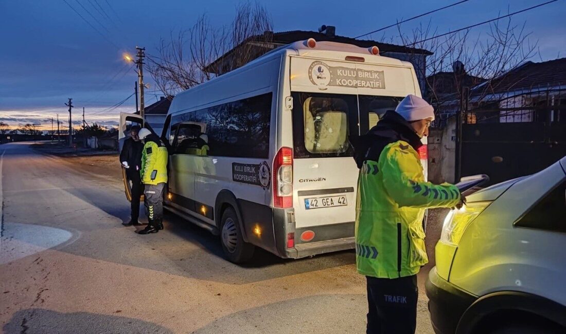 Konya’nın Kulu ilçesinde polis