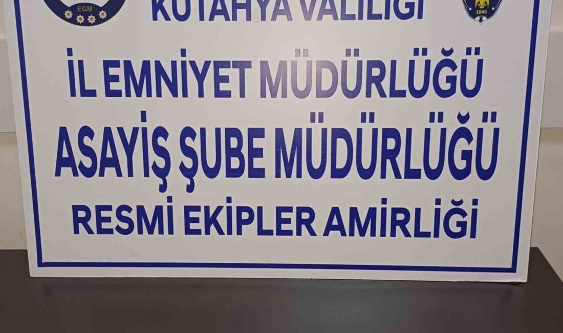 Kütahya’da Asayiş Şube Müdürlüğü