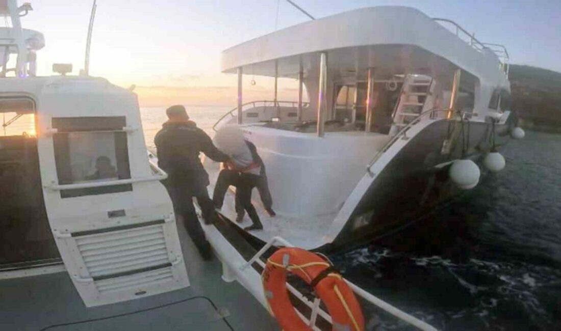 Muğla’nın Bodrum ilçesi açıklarında