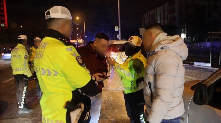 Konya’da yılbaşı nedeniyle gece