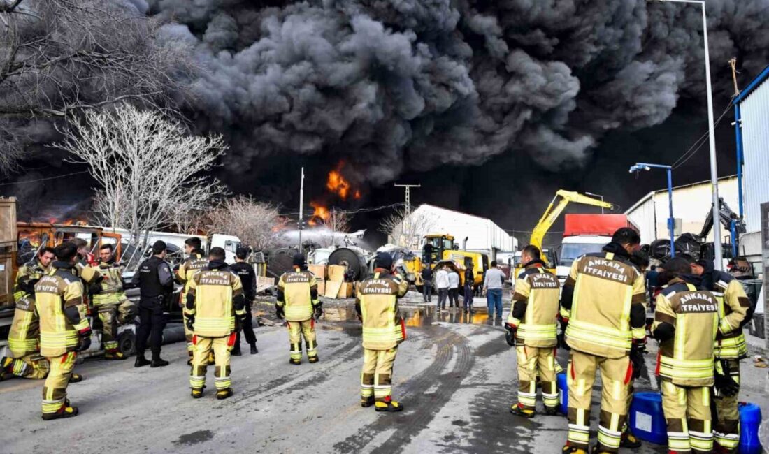 Ankara İtfaiyesi; yangından trafik