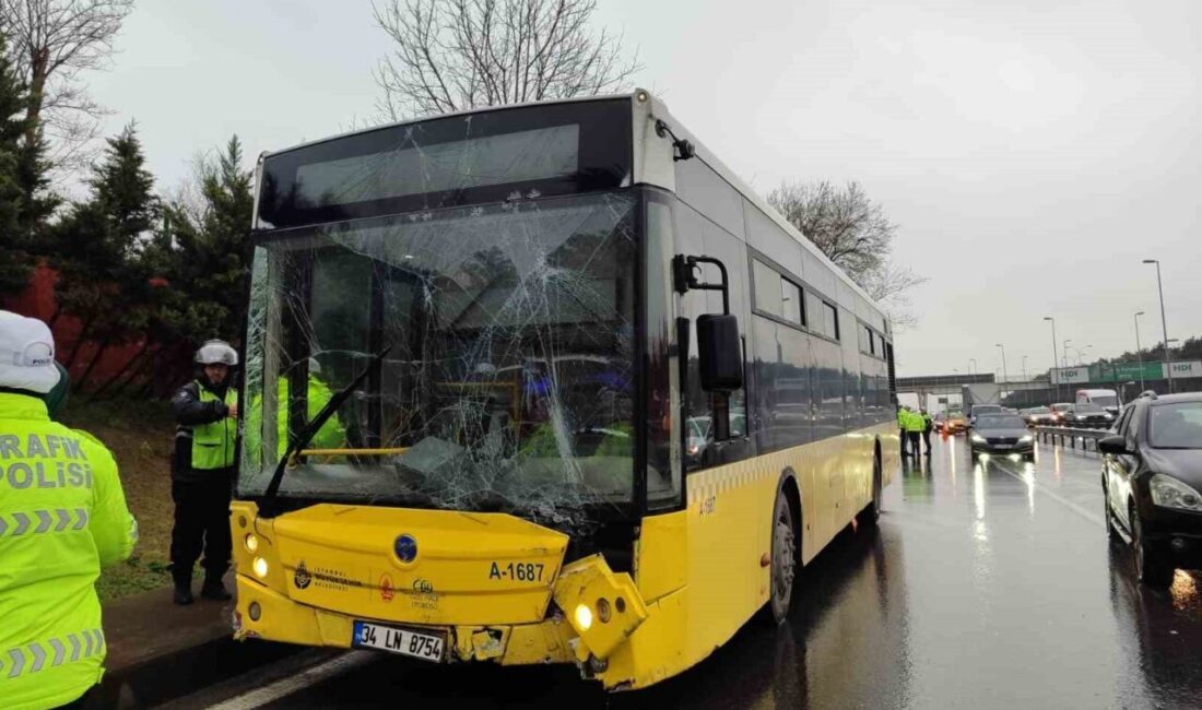 Bahçelievler’de yağmur sonrası kayganlaşan