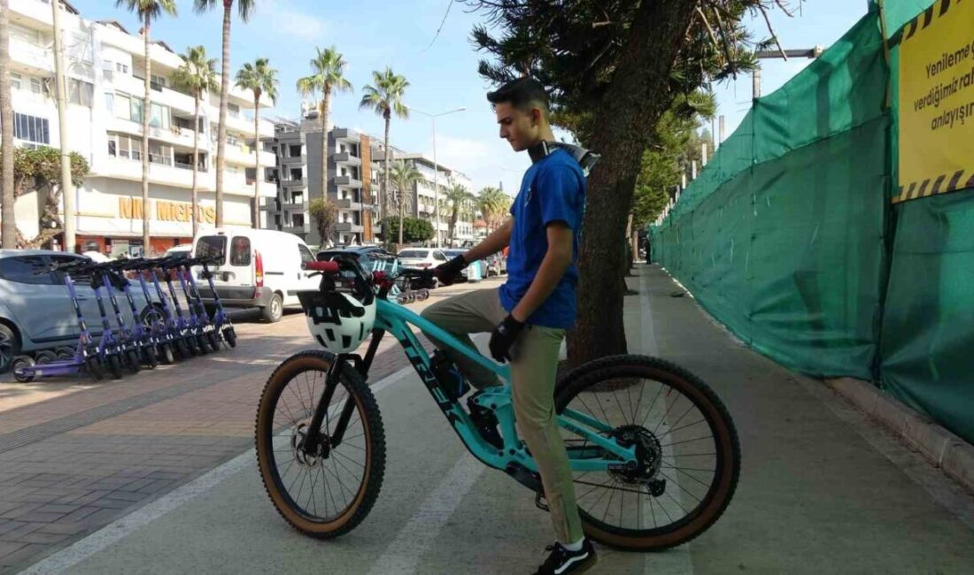 Antalya’nın Alanya ilçesinde enduro