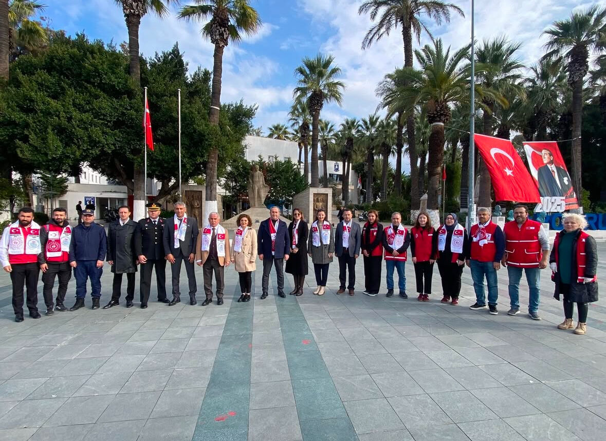 Bodrum’da Sarıkamış şehitleri için anma yürüyüşü yapıldı