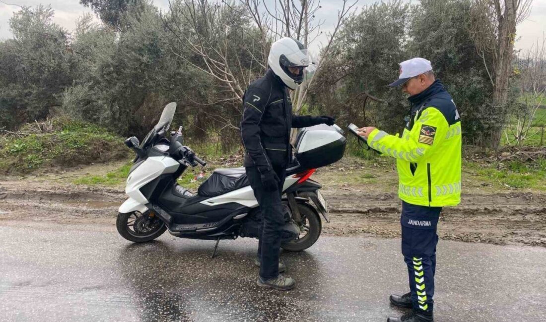 Aydın’ın İncirliova ilçesinde motosiklet