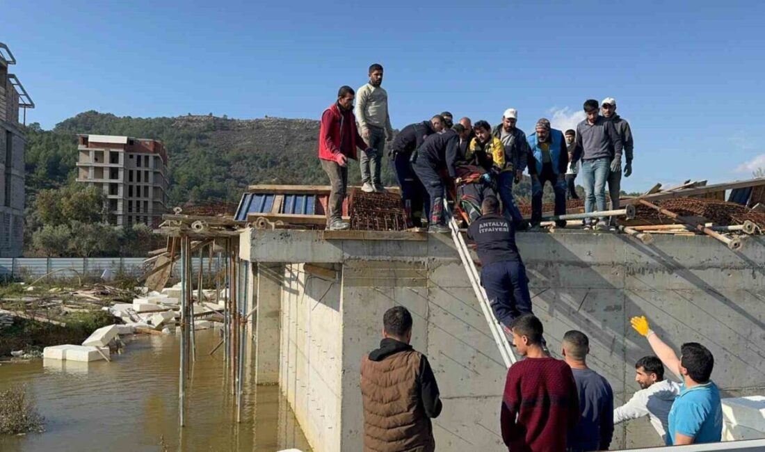 Antalya’nın Gazipaşa ilçesinde inşaat