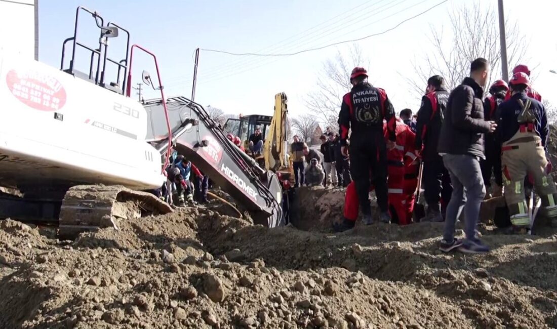 Ankara’nın Polatlı ilçesinde kanalizasyon