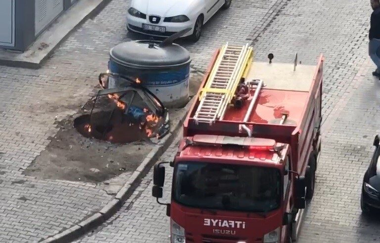 Konya’da yer altı çöp