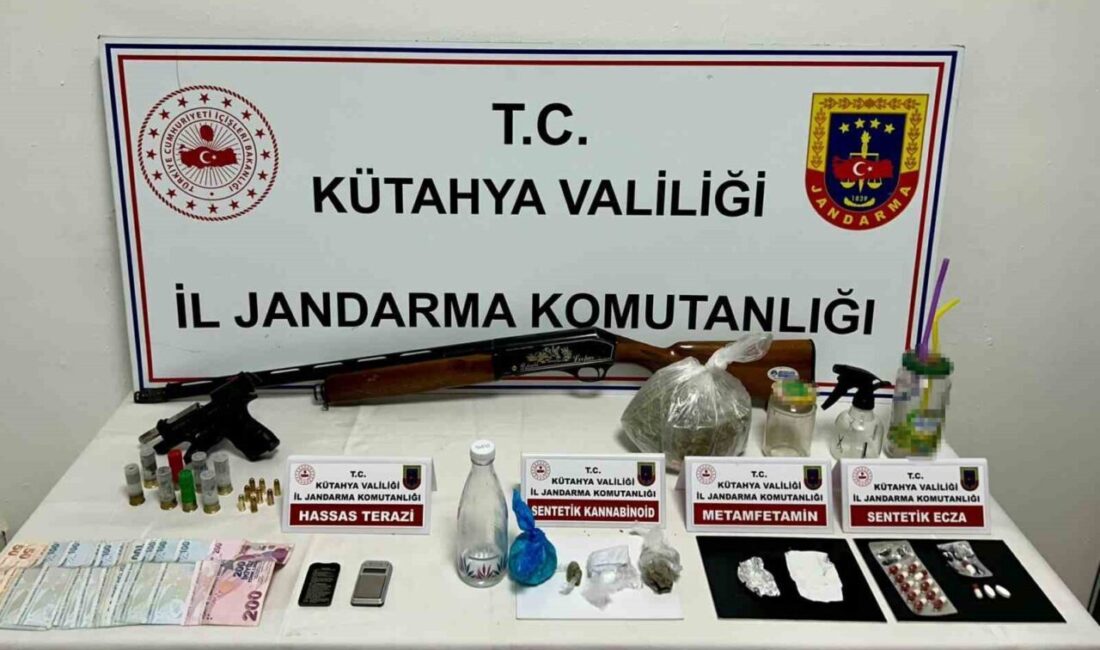 Kütahya’da gerçekleştirilen uyuşturucu operasyonunda