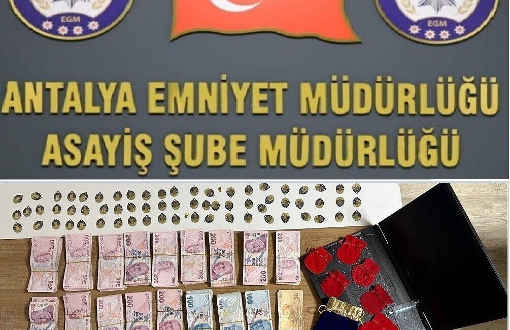 Antalya’da 7 farklı kuyumcuya