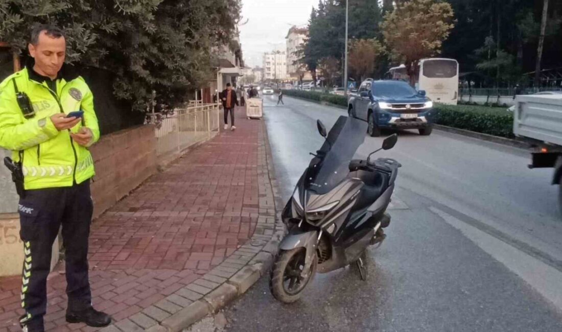 Antalya’nın Manavgat ilçesinde motosikletin