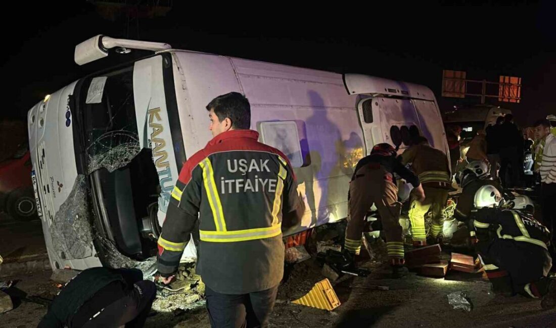 Uşak’ta otomobil ile işçi