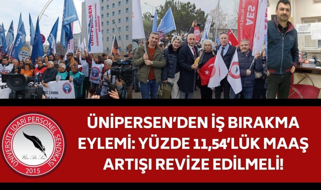 ÜNİPERSEN, memurlara yapılan yüzde