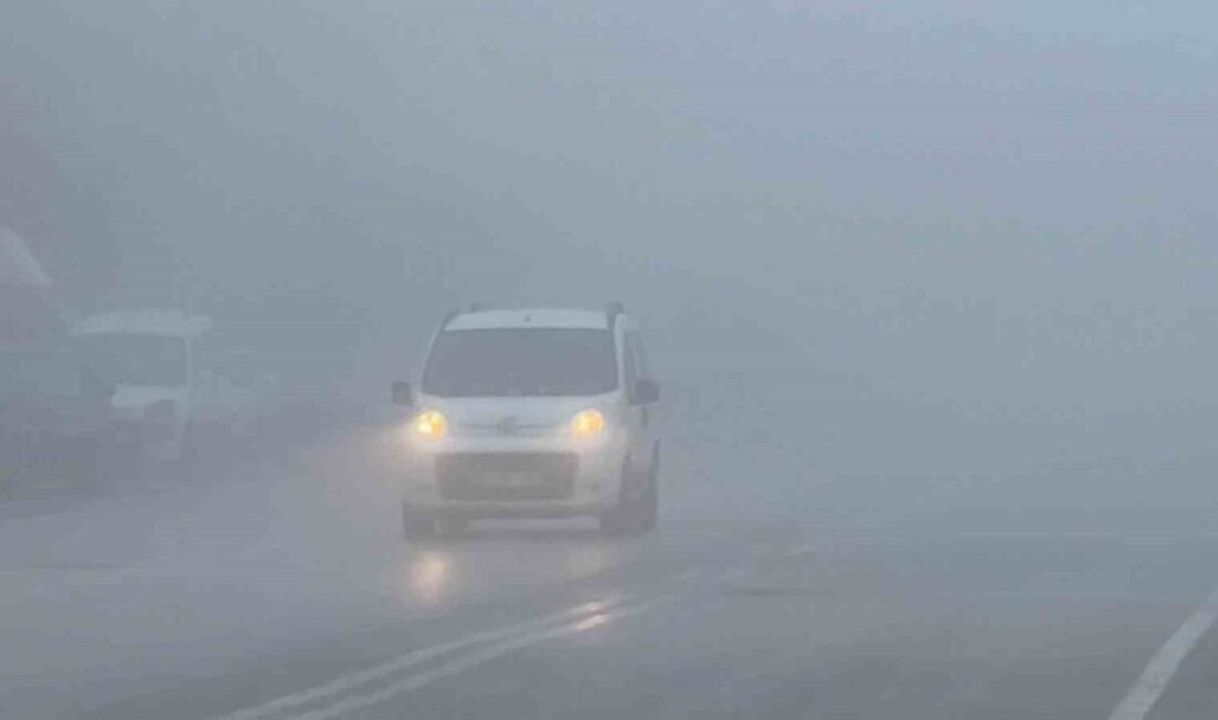 Afyonkarahisar’da yoğun sisli hava